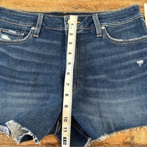 HUDSON JEANS Croxley High Rise Cut off Flap Pocket Denim Shorts Blue Sz 30 NWT - Picture 14 of 17